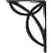Ekena Millwork Versailles Wrought Iron Bracket, (Triple center brace), Antiqued Silver 2"W x 5 1/2"D x 8"H BKTM02X05X08TVEASV - alternate 5